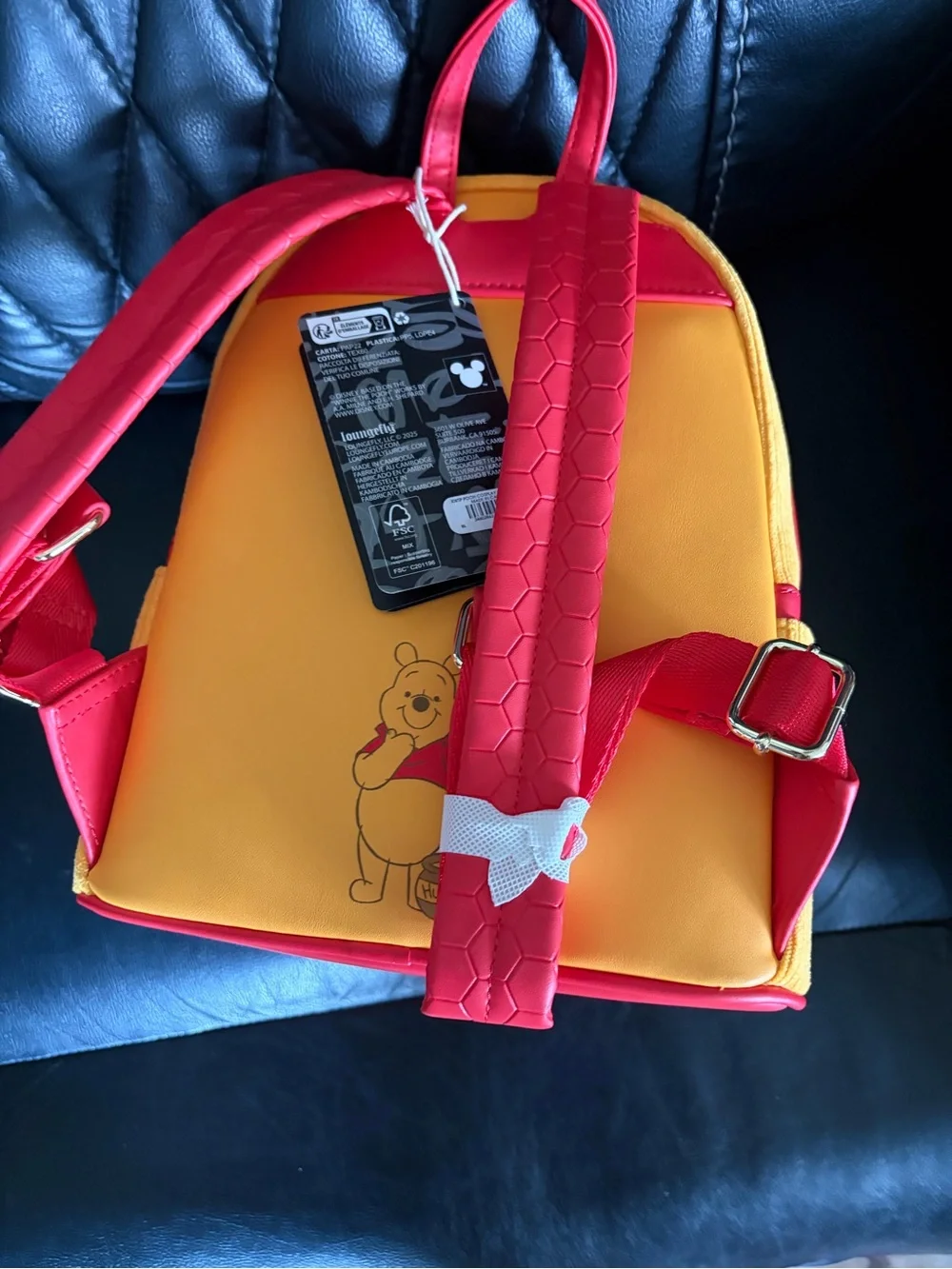 Loungefly Winnie the Pooh Mini Backpack - Yellow & Red